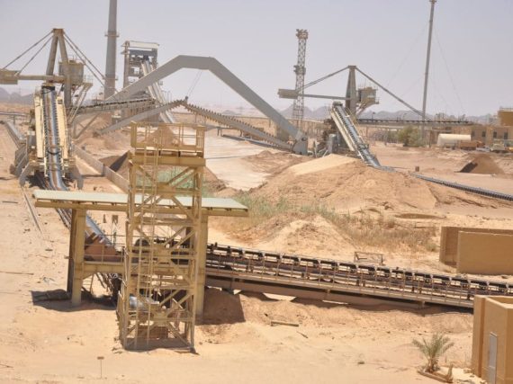 our phosphate Rock production in Egypt